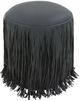 TOV Furniture Shag Me Black Ottoman-3
