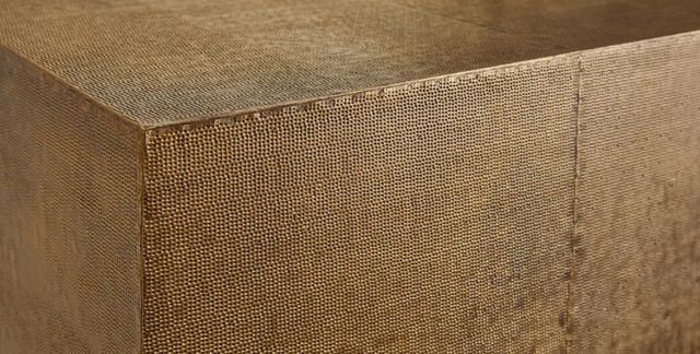 Bassett® Furniture Vansant Brass Lamp Table-3