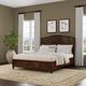 Flexsteel® Bellevue Whiskey Brown King Panel Bed-1
