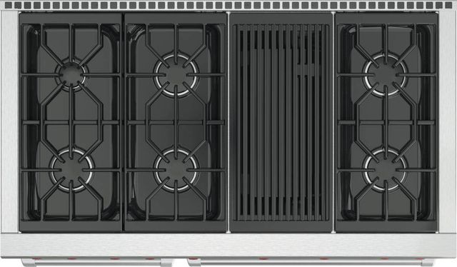 Wolf® 48" Natural Gas Stainless Steel Pro Style Rangetop-1