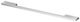 Fisher & Paykel Stainless Steel Contemporary Square Fine Handle Kit for 36'' Integrated Bottom Freezer Refrigerator -0