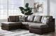 Signature Design by Ashley® Castille Way 2-Piece Fossil Left Arm Facing Sectional and Chaise-1
