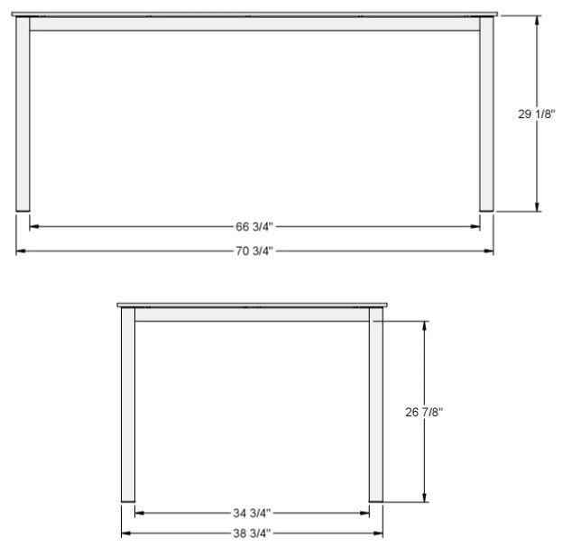 Amisco Customizable Bennington Dining Table-2