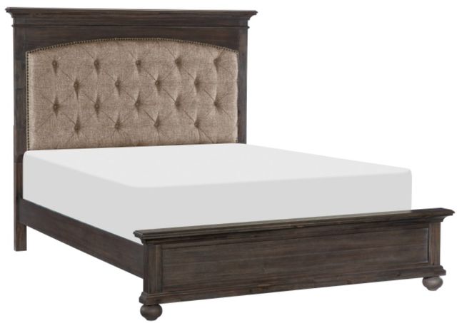 Mazin Furniture Motsinger Rustic Brown Eastern King Panel Bed-0