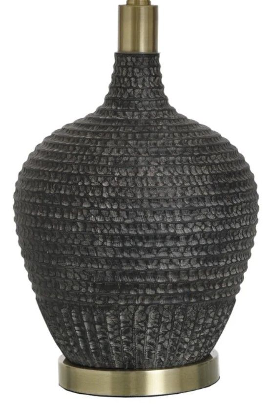 StyleCraft Birdseed Black Table Lamp-3