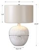 Uttermost® Georgios Aged Ivory Table Lamp-2