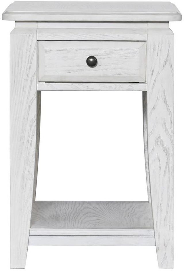 Bernards Bellamy Lane Whitewash Chairside Table-2