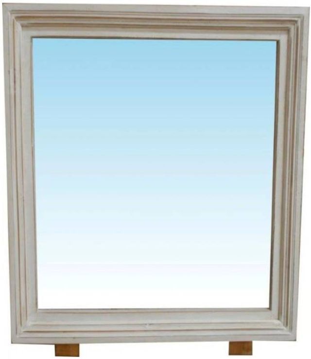 Million Dollar Rustic Lakes White Mirror-0