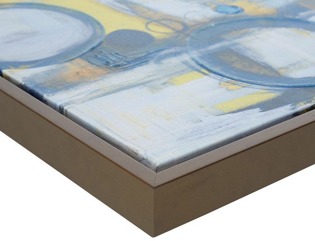 Olliix by Madison Park Natural Set of 5 Blue Bliss Gallery Art Pieces-3