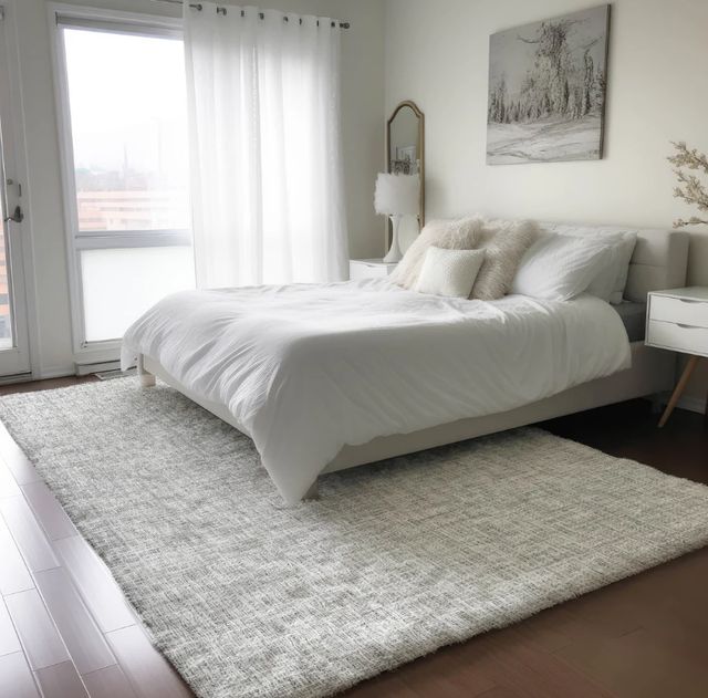 Dalyn™ Rug Company Voyage VY1 Silver 5'x8' Area Rug-1