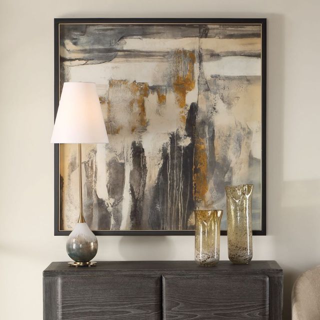 Uttermost® Landslide Framed Abstract Print Art-1