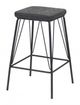 Zuo Modern Samuel Vintage Black Counter Stool-0