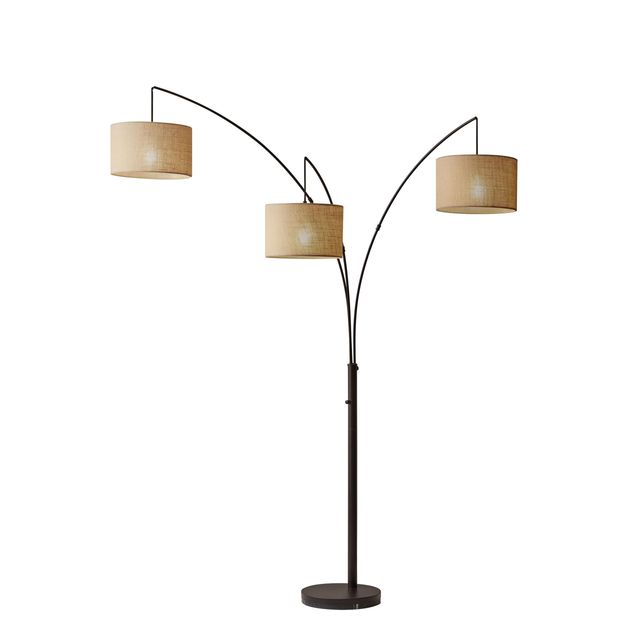 Adesso® Trinity Antique Bronze Arc Lamp-0