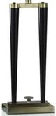 Stylecraft Black Deco/White Table Lamp-2