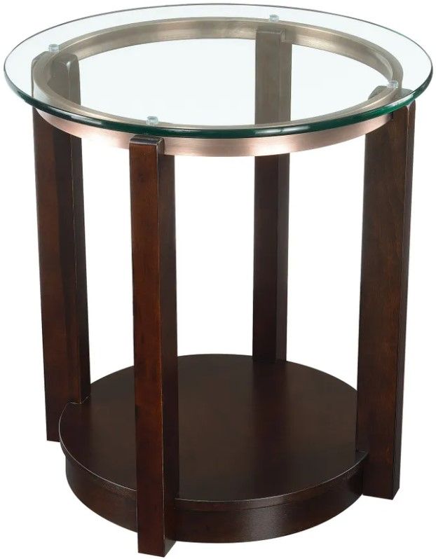 Elements International Elsa 3-Piece Espresso Occasional Table Set-2