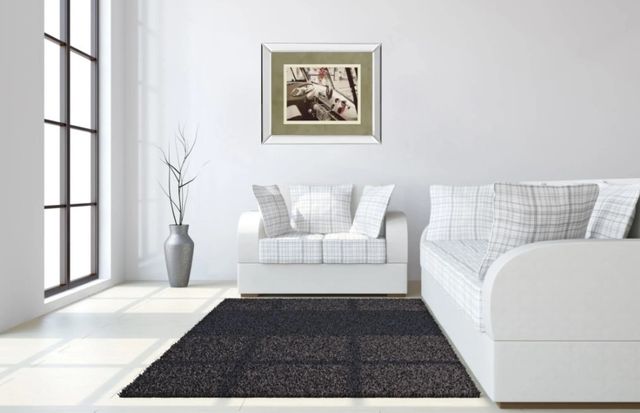 Classy Art Cool Cats by Gail Peck Mirror Framed Wall Art-3