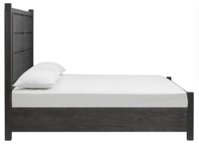 Magnussen Home® Plum Creek Ravenwood Black California King Panel Storage Bed -2