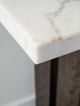 Signature Design by Ashley® Burkhaus White Sofa Table with Dark Brown Base-5