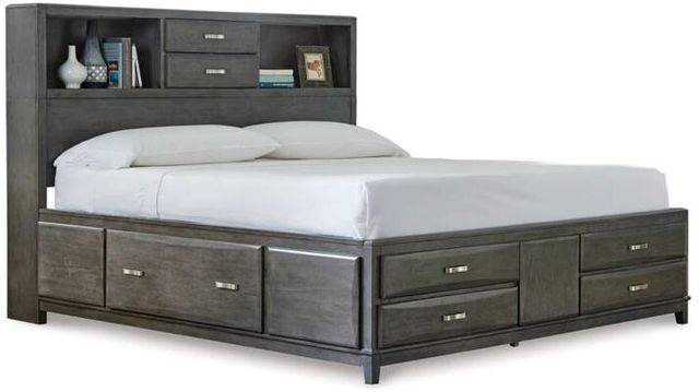 Signature Design by Ashley® Caitbrook 6-Piece Gray California King Storage Bed Set-1