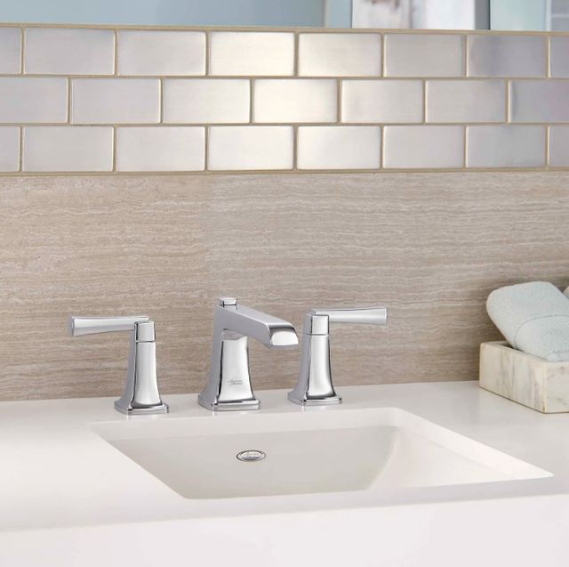 American Standard Townsend® Polished Chrome 8" Widespread 2-Handle Bathroom Faucet with Lever Handles-1