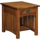 Fusion Designs Customizable Bungalow Mission End Table-0