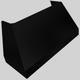 Vent-A-Hood® Designer Series 60" Black Wall Mounted Range Hood-4