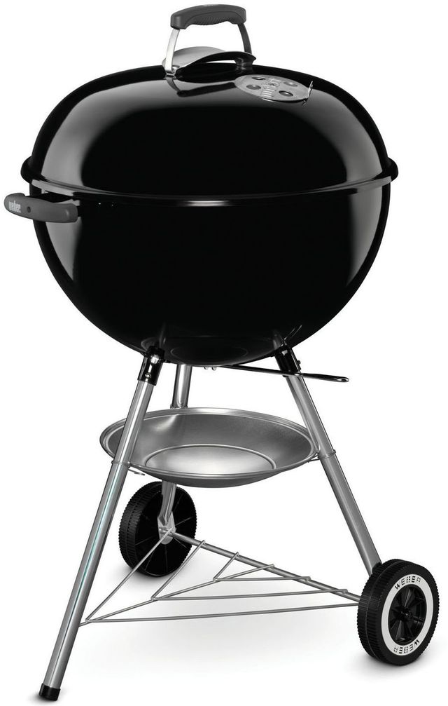Weber® Original Kettle™ Series 23" Black Freestanding Charcoal Grill-0