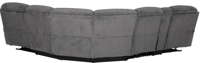 Parker House® Alpine 6-Piece Airy Midnight Power Reclining Curved Sectional-4