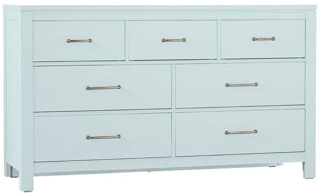Vaughan-Bassett Tide & Timber Blue Maple 7-Drawer Dresser-0