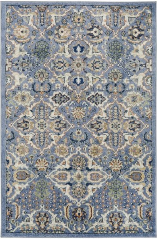 Nourison Home™ Allur Light Blue 5'x7' Area Rug-0