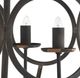 A & B Home Malin Matte Black 4-Light Orb Chandelier-5