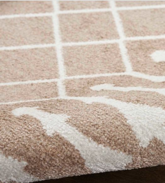Nourison Home™ Astra Machine Washable Taupe 5'x7' Area Rug-1
