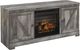 Signature Design by Ashley® Wynnlow 3-Piece Gray Entertainment Center with Electric Fireplace-1