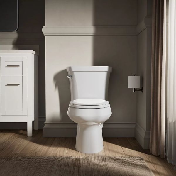 KOHLER® Wellworth® White 2-Piece Elongated Toilet, 1.28 Gpf-3