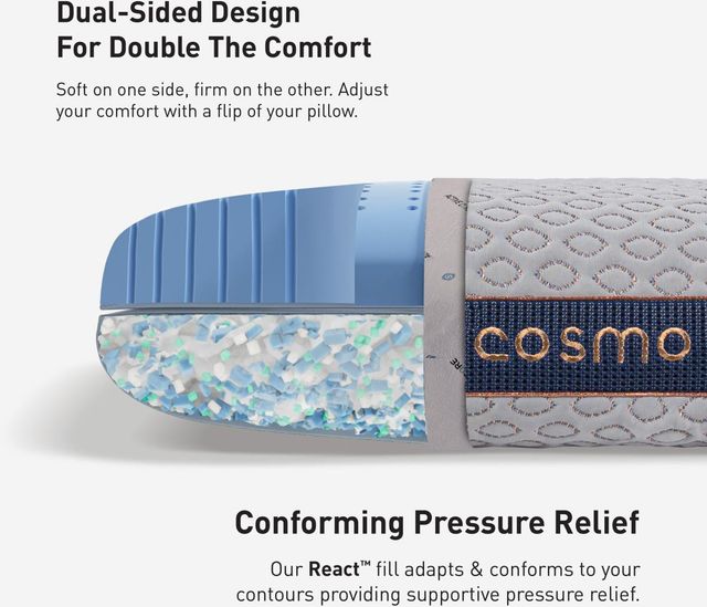 BEDGEAR® Cosmo Performance® 3.0 Medium Firm Standard Pillow-4