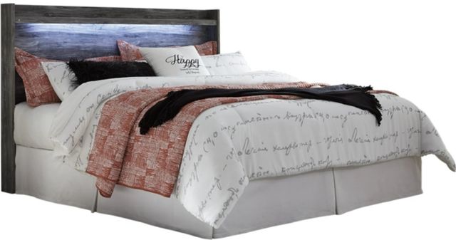 Signature Design by Ashley® Baystorm 2-Piece Gray King Panel Headboard Bed Set-1