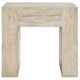 Classic Home Bristol White End Table-2