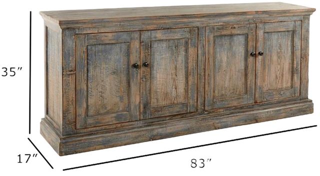 Nest Home Collections Mimi Antique Blue Cabinet-3