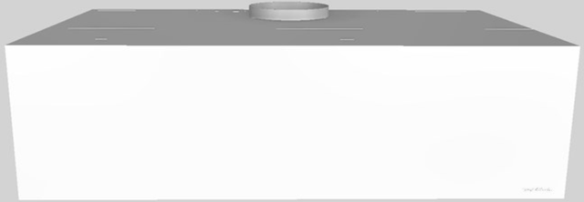 Vent-A-Hood® 42" White Wall Mounted Range Hood-0