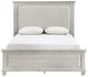 New Classic® Home Furnishings Silver Sands 4-Piece Gray Queen Panel Bedroom Set-2