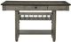 Mazin Furniture Granby Coffee/Antique Gray Counter Height Dining Table-4