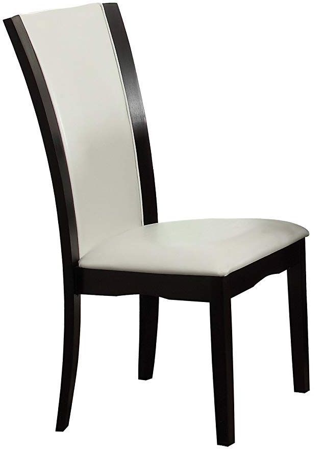 Mazin Furniture Daisy Brown/White Dining Side Chair-0