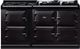 AGA™ eR7 160 Classic Cast Iron 63" Gloss Black Pro Style Dual Fuel Range-0