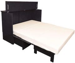 CabinetBed Inc.™ Deluxe Aztec Brown Queen Cabinet Bed
