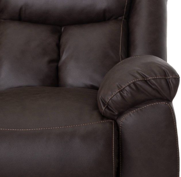 Franklin™ Warner Duvall Coffee Manual Rocker Recliner-3