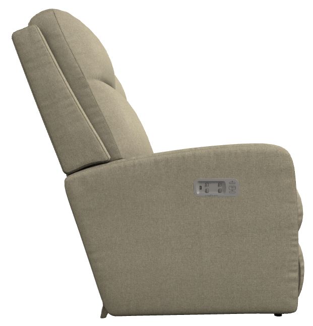 La-Z-Boy® Finley Linen Power Wall Reclining Loveseat with Headrest and Lumbar-3