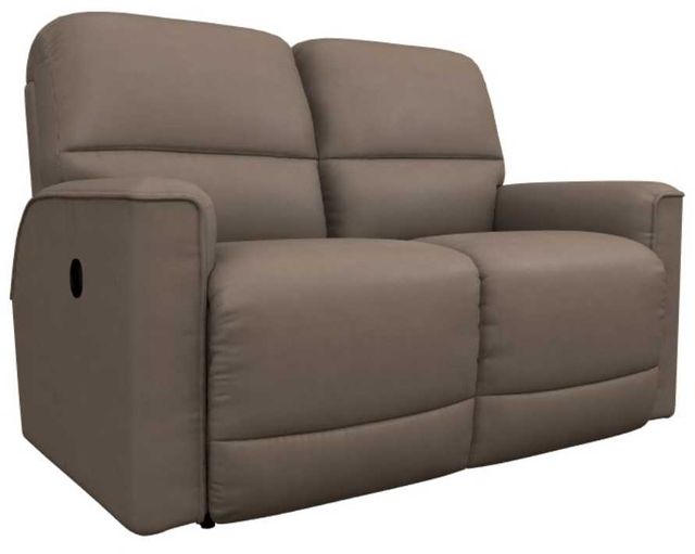 La-Z-Boy® Cade Stone Leather Manual Reclining Loveseat-0