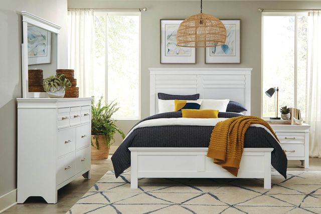 Mazin Furniture Blaire Farm White Mirror-4