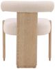 Dovetail Furniture Gwyneth Cream/Natural Dining Chair-3
