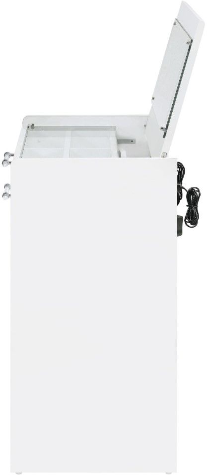 Coaster® Danbury 2-Piece White High Gloss Vanity Set-3